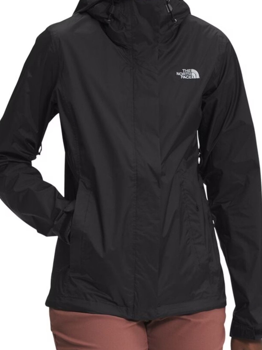 The North Face Women’s Black Hooded Rain Jacket